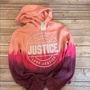 NWT Justice size 8 hoodie